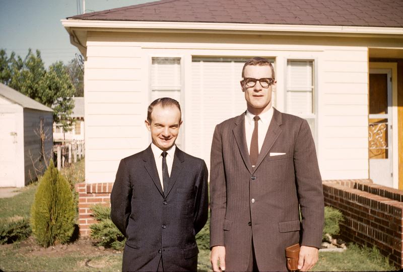 Elder Burton R. Shelton and Michael S. Cole