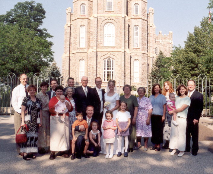 Jonathan's wedding - family picture.